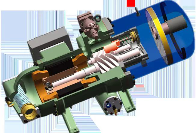 通俗易懂，螺杆压缩机与滑阀调节工作原理！
